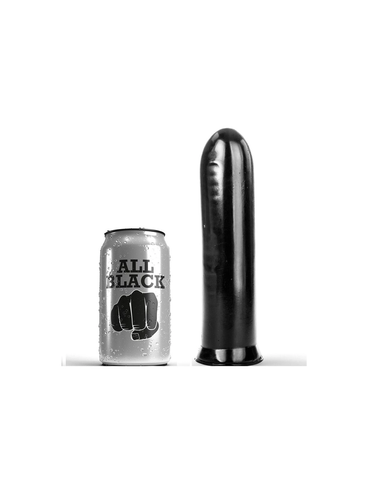 Dildo Schwarz 19 cm von All Black