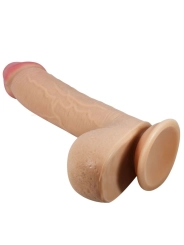 Sliding Skin Series Realistischer Dildo mit Sliding Skin Saugnapfleisch 23,4 cm von Pretty Love High Grade