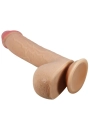 Sliding Skin Series Realistischer Dildo mit Sliding Skin Saugnapfleisch 23,4 cm von Pretty Love High Grade