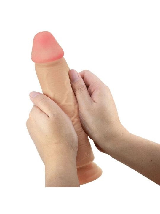 Sliding Skin Series Realistischer Dildo mit Sliding Skin Saugnapfleisch 23,4 cm von Pretty Love High Grade