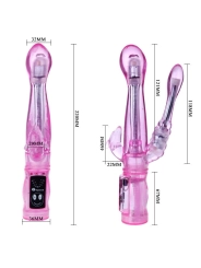 Flexibler Vibrator mit Analstimulator von Baile Vibrators