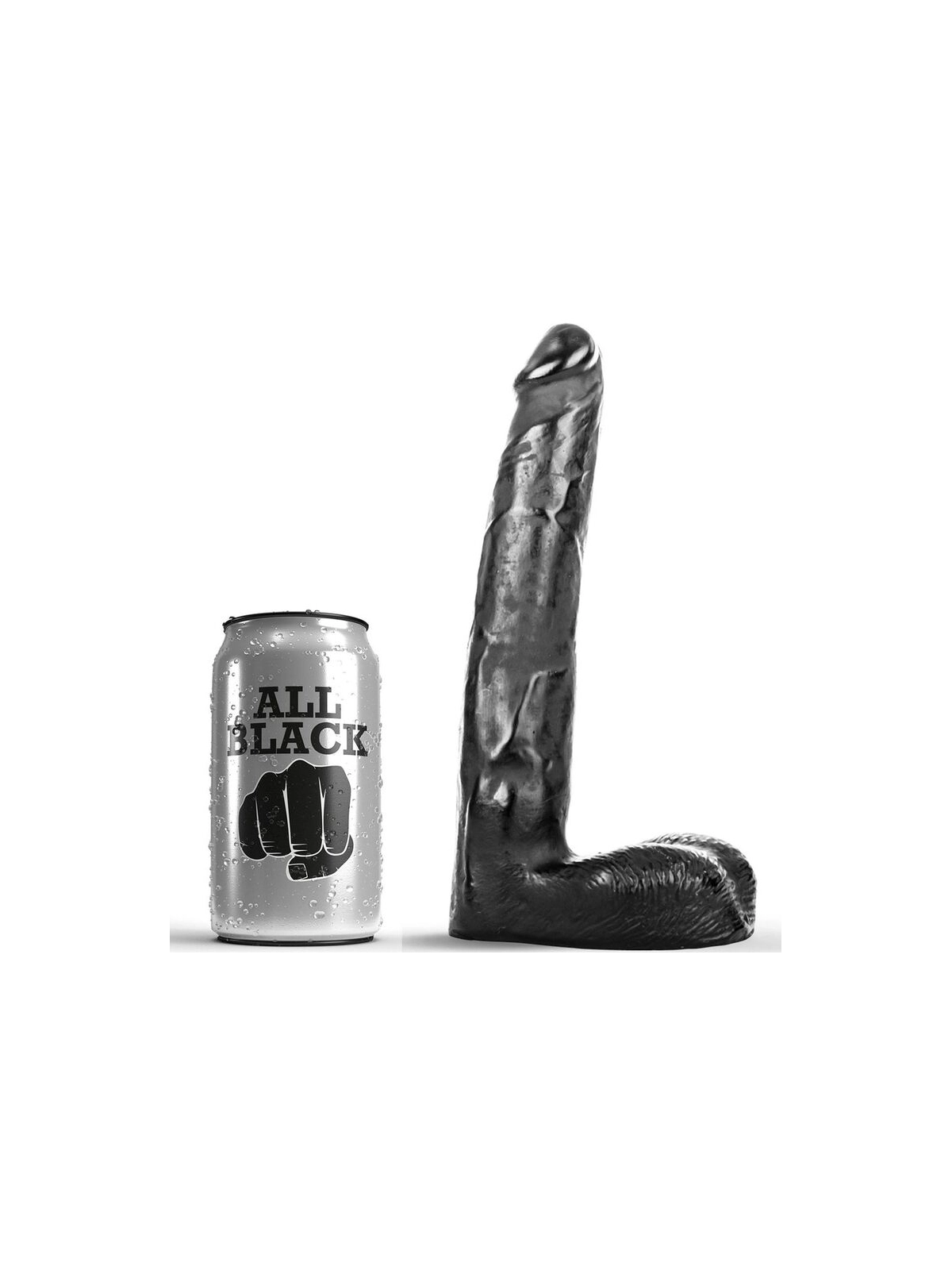 Realistischer Dildo 21 cm von All Black