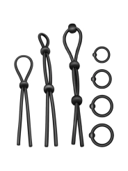 Flexibles Silikon-Cockring-Set 7-Teilig von Addicted Toys