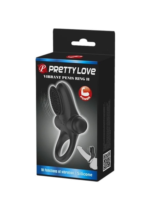 Vibratorring Ii für den Schwarzen Penis von Pretty Love Male