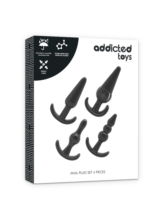 Set 4 Analplug von Addicted Toys