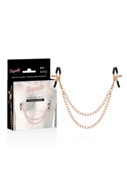 Fantasy-Nippelclips aus Metall mit Kette von Coquette Fantasy