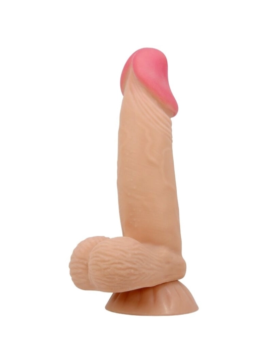 PRETTY LOVE - SLIDING SKIN SERIES REALISTISCHER DILDO MIT SLIDING SKIN SAUGNAPF 19,4 CM