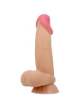 PRETTY LOVE - SLIDING SKIN SERIES REALISTISCHER DILDO MIT SLIDING SKIN SAUGNAPF 19,4 CM