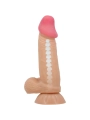 PRETTY LOVE - SLIDING SKIN SERIES REALISTISCHER DILDO MIT SLIDING SKIN SAUGNAPF 19,4 CM