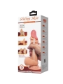 PRETTY LOVE - SLIDING SKIN SERIES REALISTISCHER DILDO MIT SLIDING SKIN SAUGNAPF 19,4 CM