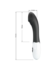 Elemental G-Spot Vibrator 30 Modi Schwarz von Pretty Love Flirtation