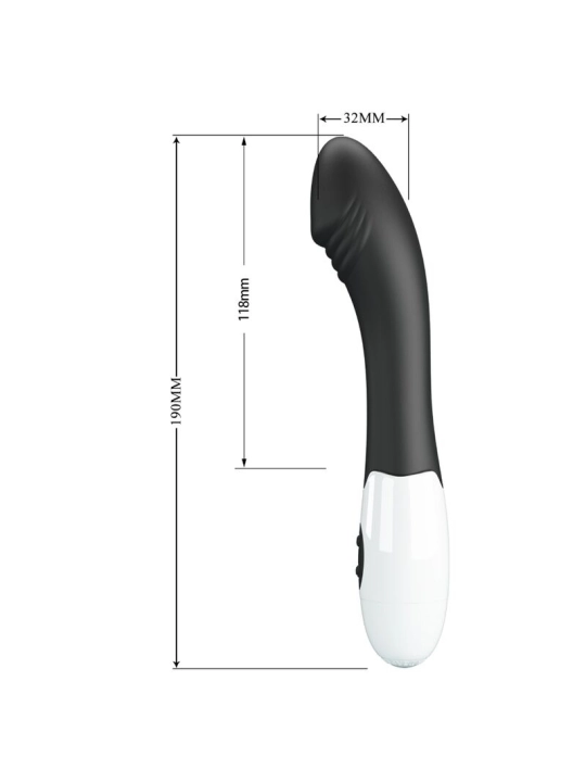 Elemental G-Spot Vibrator 30 Modi Schwarz von Pretty Love Flirtation