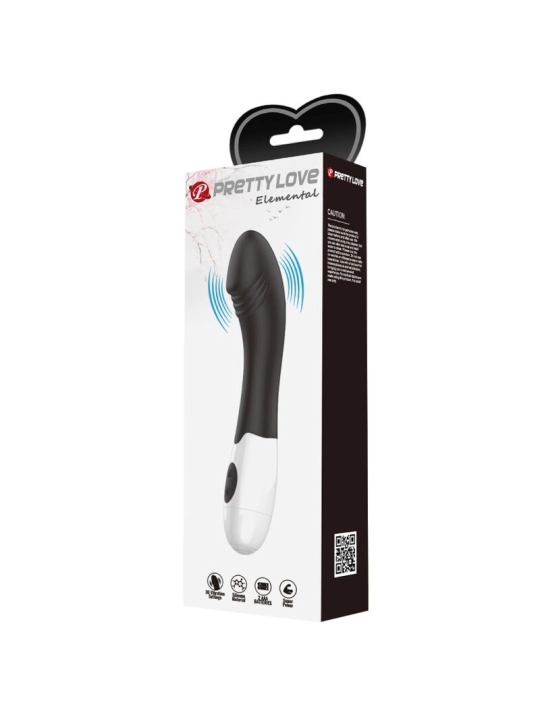 Elemental G-Spot Vibrator 30 Modi Schwarz von Pretty Love Flirtation