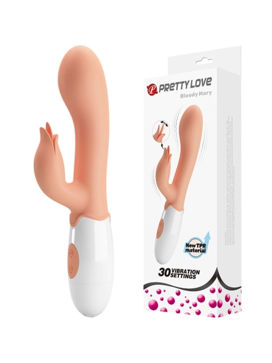 Bloody Mary Vibrator mit Stimulator von Pretty Love