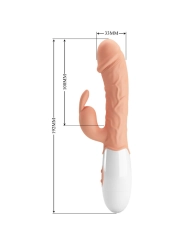 Osterhasen-Vibrator mit Stimulator von Pretty Love