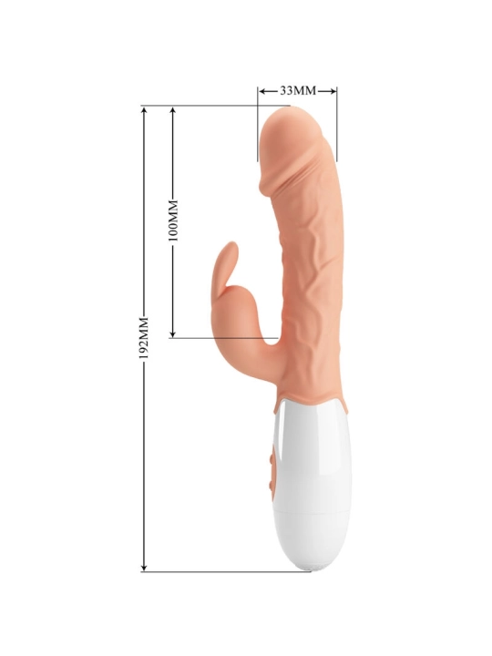 Osterhasen-Vibrator mit Stimulator von Pretty Love