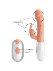 Osterhasen-Vibrator mit Stimulator von Pretty Love