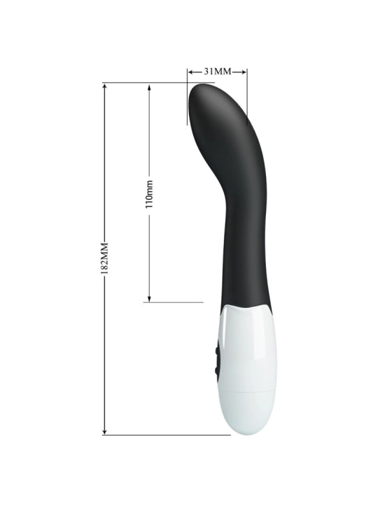 Bishop G-Spot Vibrator 30 Modi Schwarz von Pretty Love Flirtation