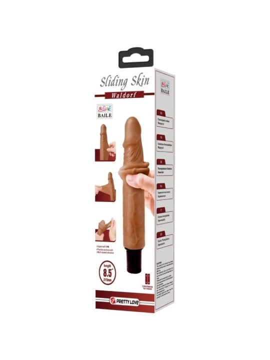 Waldorf Realistischer Vibrator 18 cm -O- 4 cm von Pretty Love High Grade