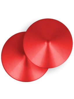 Schwarz/Pinke Nipples Cover mit Schleife, Selbstklebend, Brustwarzenschmuck von Provocative