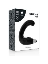 Analmassager Schwarz von Addicted Toys