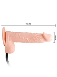 Realistischer Aufblasbarer Dildo mit Saugnäpfen 15 cm von Baile Dildos