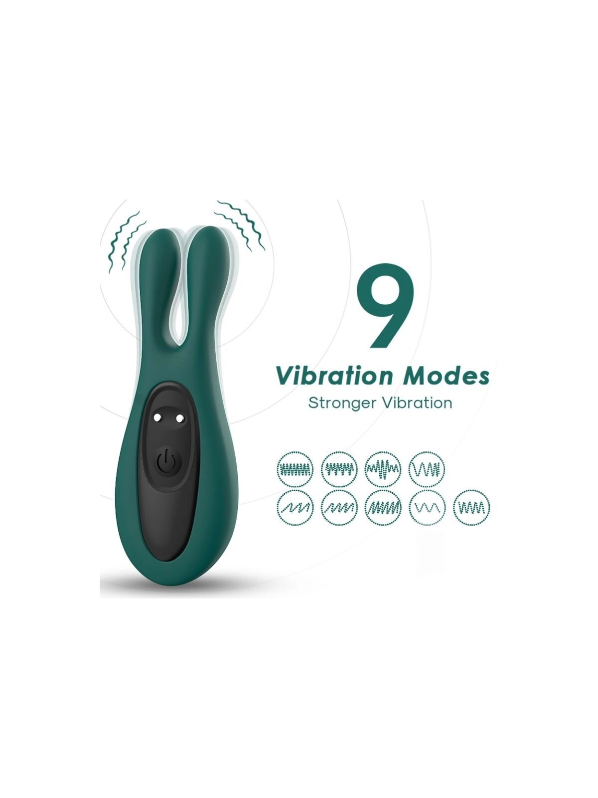 Stimulator & Vibrator Kaninchen Grün von Armony Stimulators