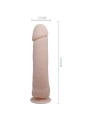 Gross Penis Realistisch und Vibrierender Dildo Hautfarben 26 Cm von Baile Vibrators