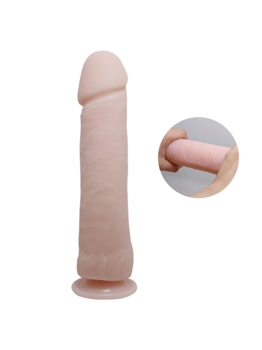 Gross Penis Realistisch und Vibrierender Dildo Hautfarben 26 Cm von Baile Vibrators