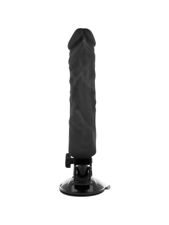 Realistischer Vibrator mit Fernbedienbares Schwarz 21 cm -O- 4 cm von Basecock