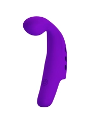 Gorgon Purple Wiederaufladbarer Fingervibrator von Pretty Love Smart