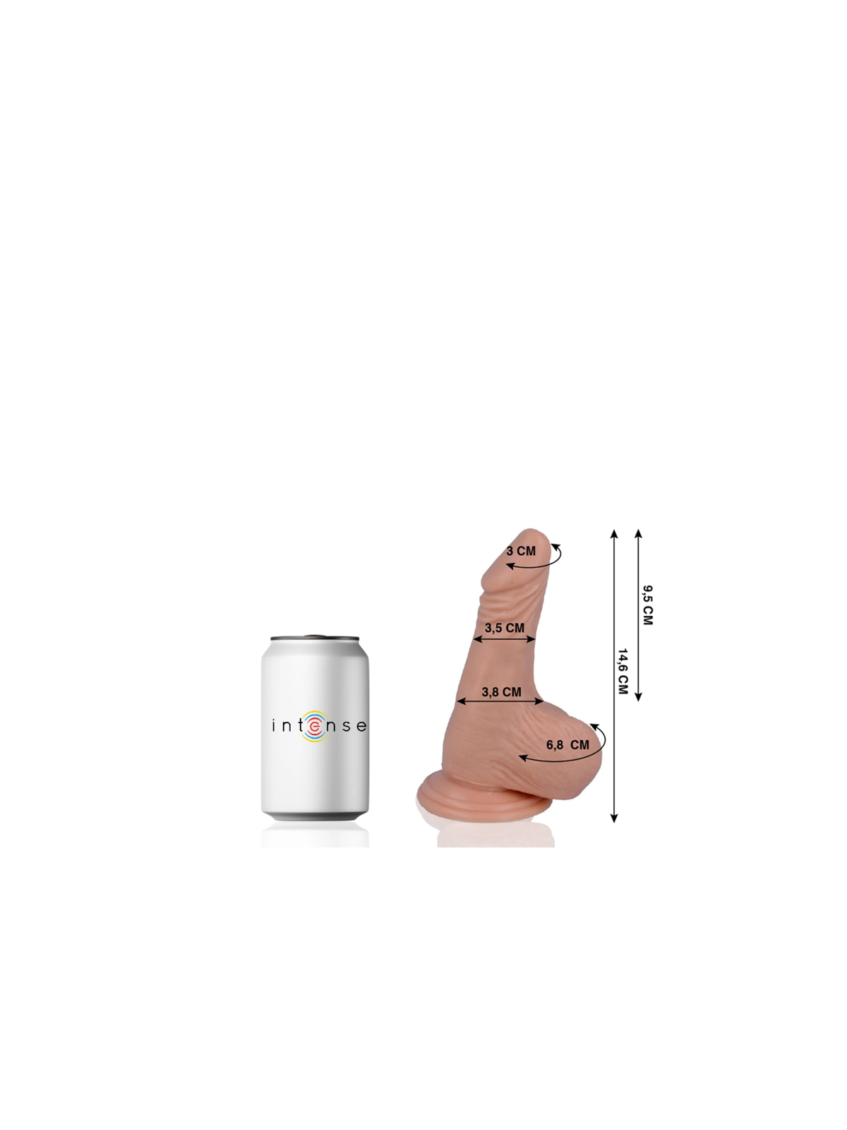 Mr 1 Realistischer Dildo 14.6 cm -O- 3.5 cm von Mr. Intense