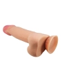 Sliding Skin Series Realistischer Dildo mit Gleitendem Beige-Saugnap 21,8 cm von Pretty Love High Grade