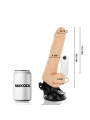 Realistischer Natürlicher mit Fernbedienbares Vibrator 18.5 cm -O- 4cm von Basecock