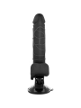 Realistischer Vibrator mit Fernbedienbares Schwarz 18.5 cm -O- 4cm von Basecock