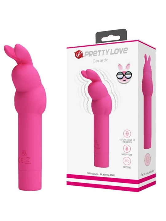 Gerardo Fuschia Rabbit Silikonvibrator von Pretty Love