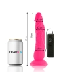 Flexibler Vibrierender Dildo Rosa 21 cm -O- 4.9 cm von Diversia