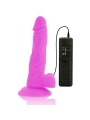 Flexibler Vibrierender Dildo Lila 18 cm -O- 4 cm von Diversia