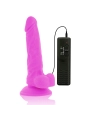 Flexibler Vibrierender Dildo Lila 18 cm -O- 4 cm von Diversia