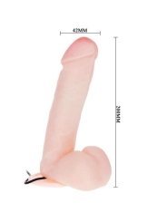 Realistischer Dildo mit Vibration 20 cm von Baile