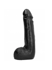 Weicher Schwarzer Realistischer Dildo 20 cm von All Black