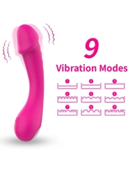 Dildo Vibrator G-Spot Silikon Fuchsia von Armony Vibrators