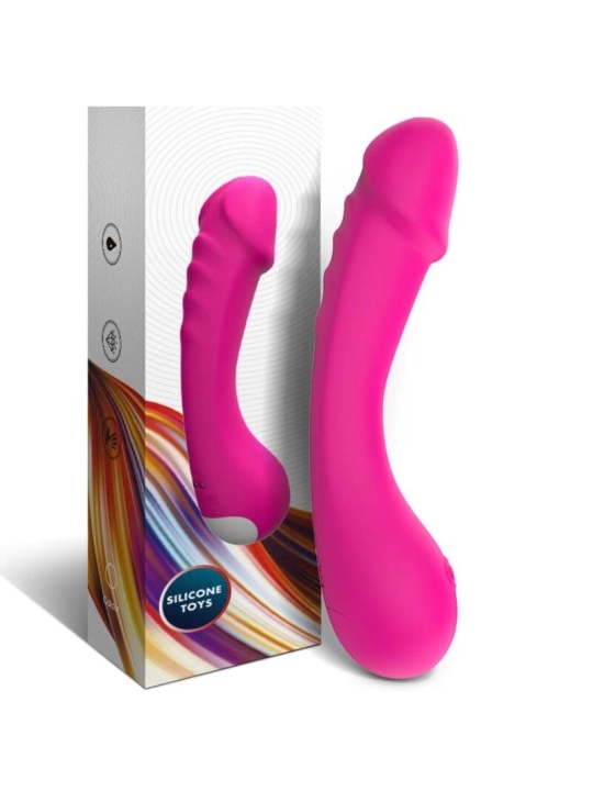 Dildo Vibrator G-Spot Silikon Fuchsia von Armony Vibrators