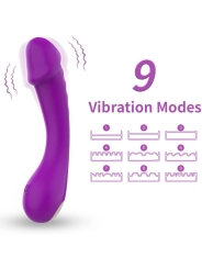 Dildo Vibrator G-Spot Silikon Lila von Armony Vibrators