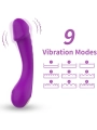 Dildo Vibrator G-Spot Silikon Lila von Armony Vibrators