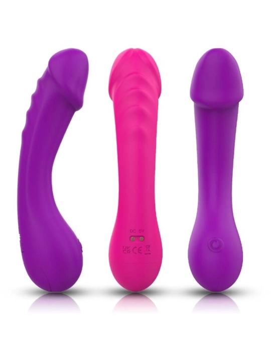 Dildo Vibrator G-Spot Silikon Lila von Armony Vibrators