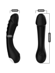 Dildo Vibrator G-Spot Silikon Schwarz von Armony Vibrators