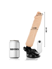 Realistischer Natürlicher Fernbedienungsvibrator 20 cm -O- 4 cm von Basecock