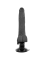 Realistischer Vibrator mit Fernbedienbares Schwarz 19 cm -O- 4 cm von Basecock