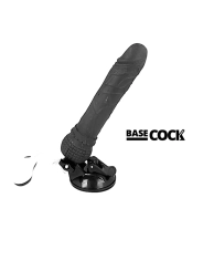 Realistischer Vibrator mit Fernbedienbares Schwarz 19.5 cm -O- 4 cm von Basecock